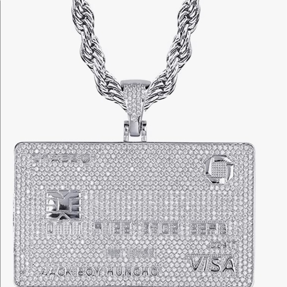 Custom made credit card pendant list name you want on it below! Ready in 13 days - Picture 8 of 16